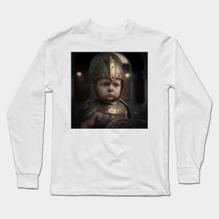 A Cute Gladiator Baby Long Sleeve T-Shirt